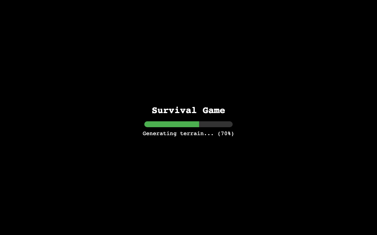Screenshot of survival-game